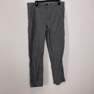Hurley Heathered Grey Straight Leg Pants